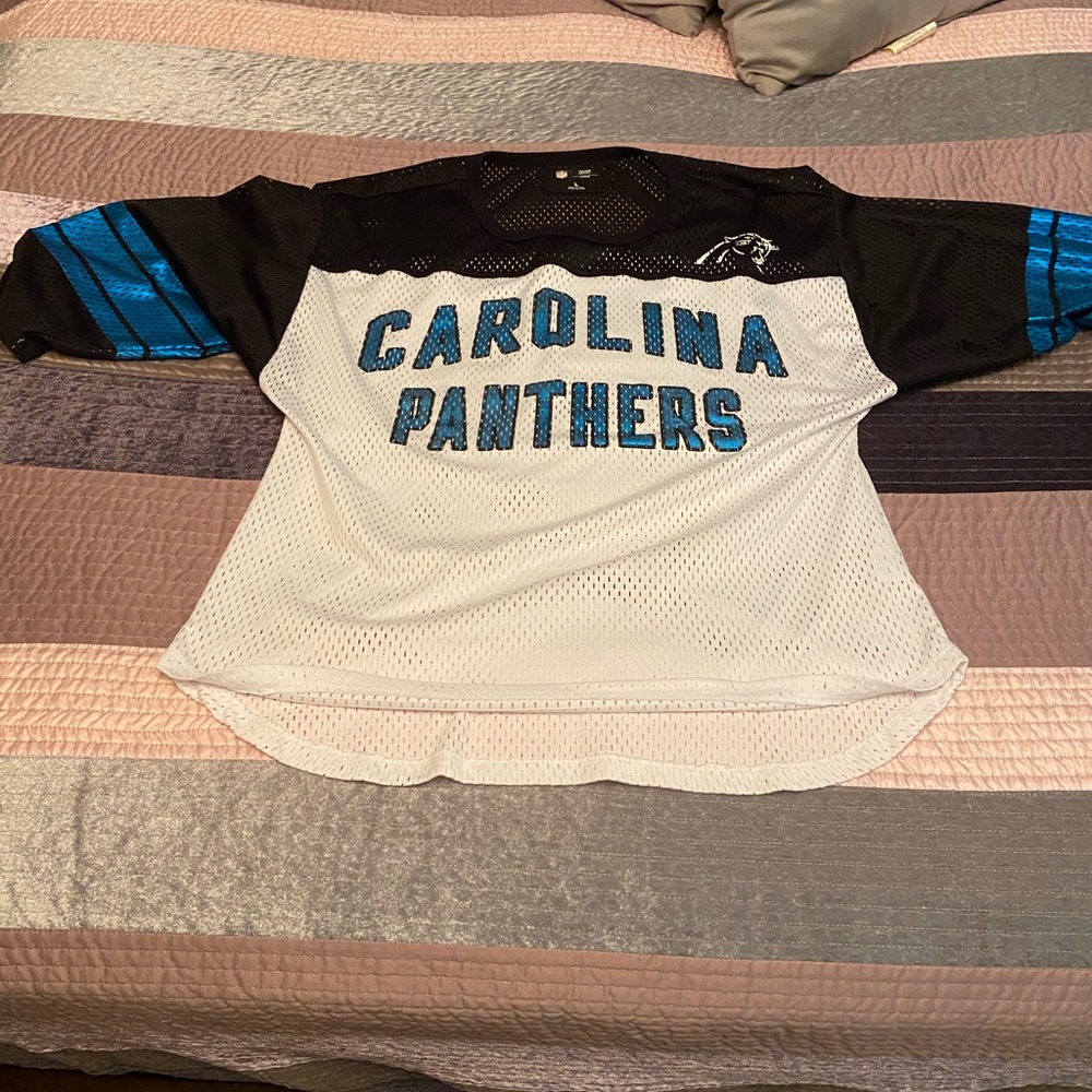 Ladies large NFL Carolina Panther jersey